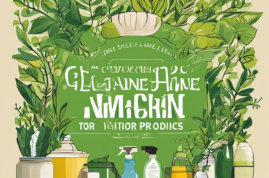 Green Clean Machine: DIY Natural Cleaning Products for a Healthier Home